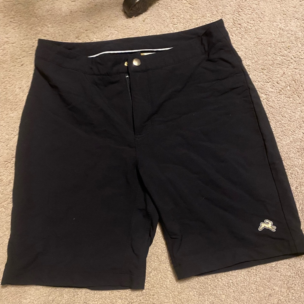 Tracksmith Black Longfellow Shorts 34
